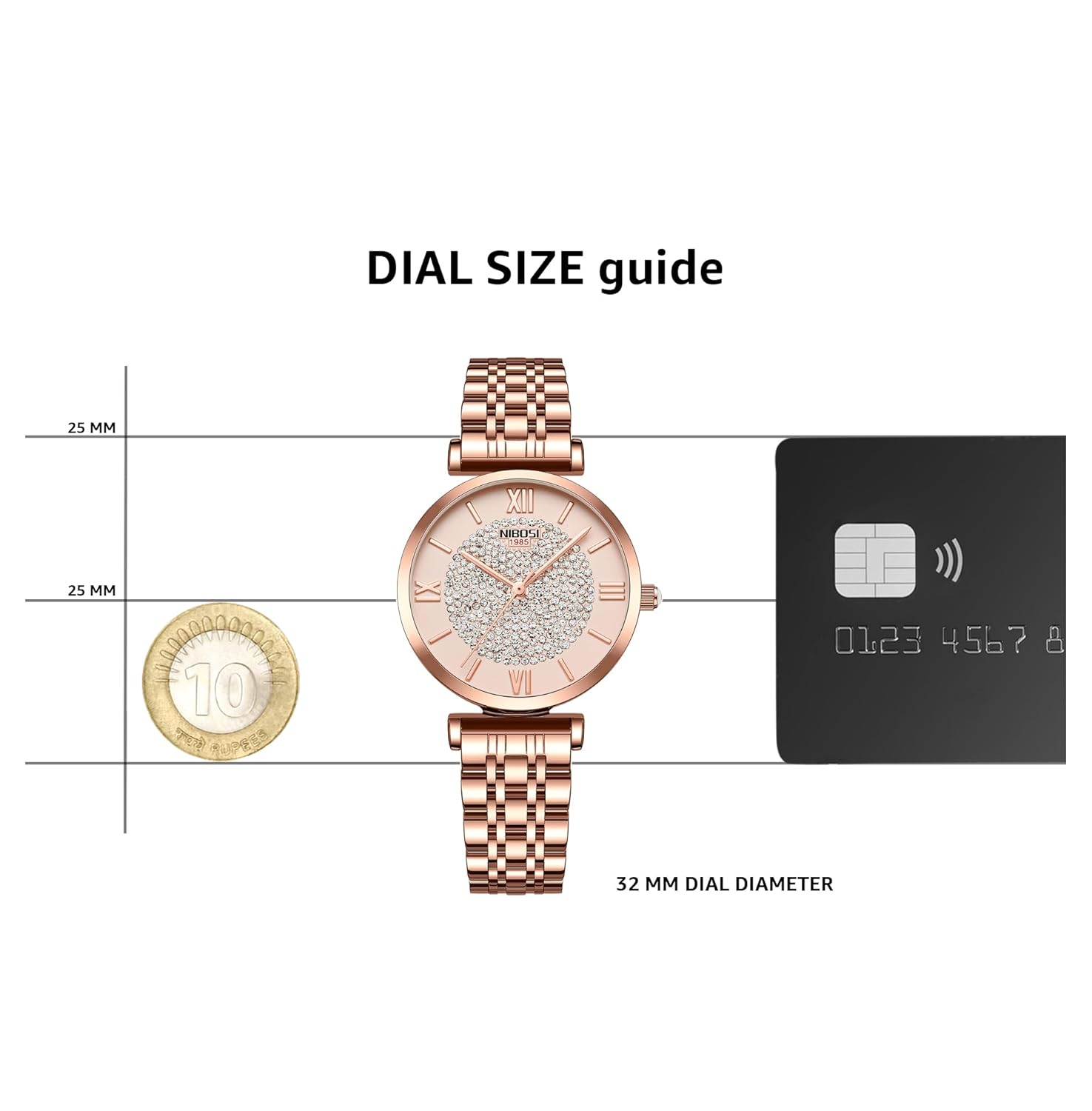 NIBOSI Women Watches